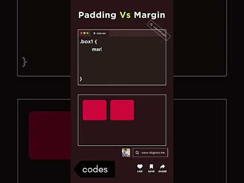 padding different by margin in div #padding #margin #coding #webdevlopment #viral #codewithbablu