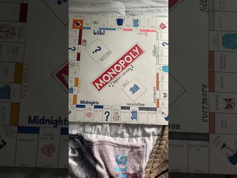 taylor swift monopoly! #taylorswift #taylorsversion #swifties #music #erastour #art #swift #trending