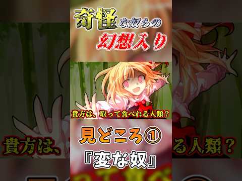 【ゆっくり茶番劇】奇怪な奴らの幻想入り切り抜き　見どころ①「変な奴」#幻想入り #東方二次創作