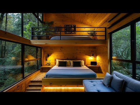 FALL INTO SLEEP INSTANTLY - Deep Sleep with Rain Outside the Bedroom, Soothing Music, Peaceful Music