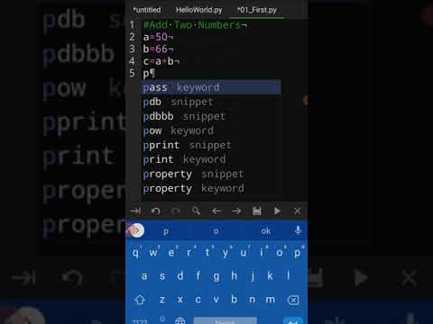 Python Program for Add Two Numbers #codewithneeraj #python #pythonprogramming #Shorts