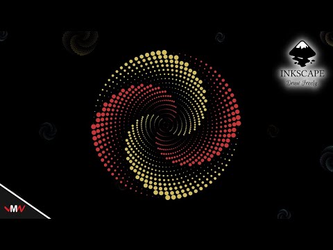 Dotted Spiral Vortex in Inkscape | Vector Artwork | Inkscape Tutorial