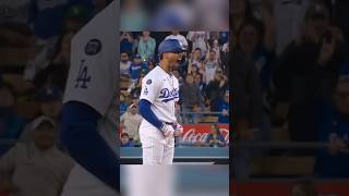 Mookie Betts makes A’s PAY for intentional walk 😤🔥 #mlb #baseball #dodgers