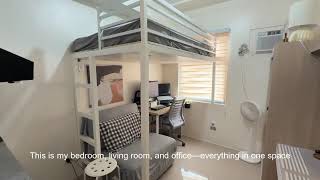 Minimalist 13sqm Condo Tour | Living Small in Manila