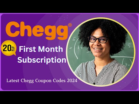 Latest Chegg Coupon Codes & Discount Codes - 20% Off First Month Subscription