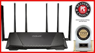 "ASUS AC3200 Tri-Band Gigabit WiFi Router, AiProtection Lifetime Security by Trend Micro