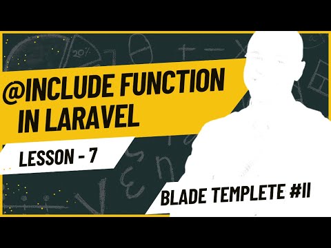Laravel Blade Template - II Including Subviews Tutorial in Hindi / Urdu #lecture#7