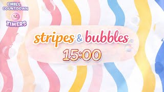 15 Minute Chill Countdown Timer with Soft Lofi Music for Study and Focus