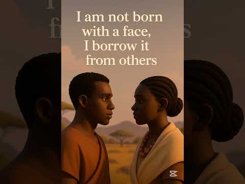 You Borrow Your Face From Others #AfricanWisdom #RelationalSelf #Shorts