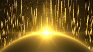4K Golden Luxury Particles Rising Lines Background | Futuristic 3D Motion Graphics Loop #nocopyright