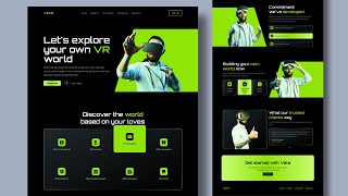 How To Build Responsive VR Website Design Using HTML CSS And JavaScript