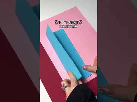 Ddakji Game from Squid Game – Easy DIY & Fun to Play with Friends!  #amarebox #diy #friends