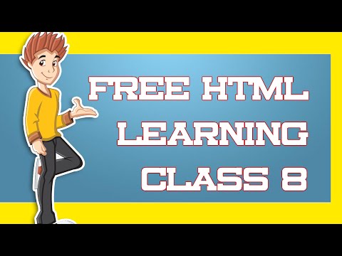 Learn free and easy HTML tutorial  In URDU/HINDI online education!!CLASS 8