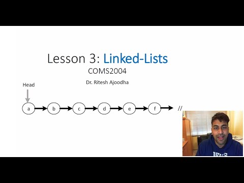 Lesson 3: Linked-Lists by Dr. Ritesh Ajoodha