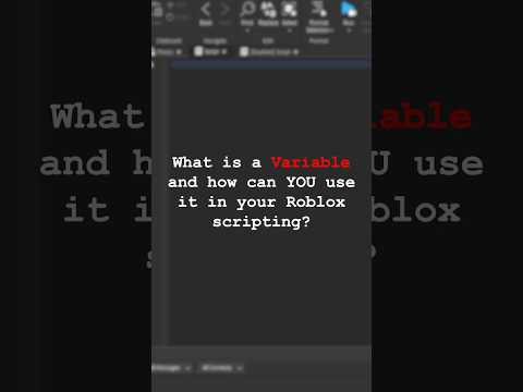 Variables explained in under a MINUTE | Roblox Studio #roblox #robloxscripting