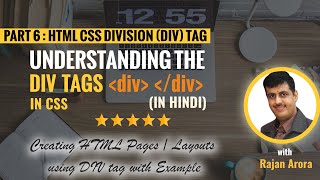 06 HTML CSS DIV TAG TUTORIAL IN HINDI | RAJAN TECH SHOWS