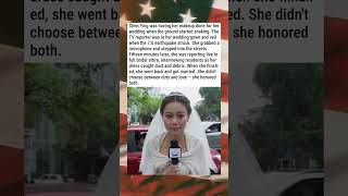 BRIDE REPORTS EARTHQUAKE IN WEDDING DRESS 🫡❤️🌟