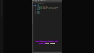Etiqueta meta #html #css #curso #web