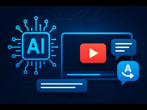 Videó átirat és felirat létrehozása,  fordítása Mesterséges Intelligencia segítségével.