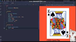 CSS3 Flip Card Hover Effect - 3D Flip Cards Animation Tutorial #mcawali #viral