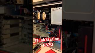 The ThinkStation P620 THREADRIPPER CPU is a Beast 😎 #shorts