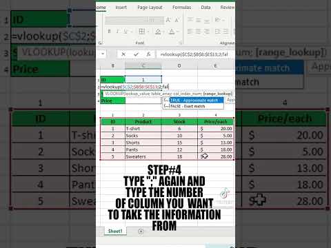 how to use vertical lookup VLOOKUP #msexcel #exceltips #msofficeexcel