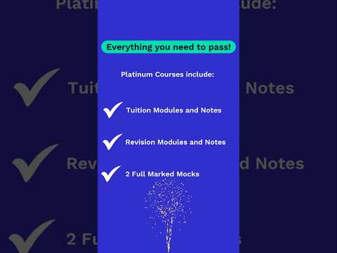 Andrew Mower's Platinum AFM Online Courses - Key Features! #ACCA #AFM #expert
