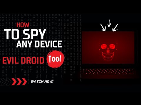 How to spy any device using Evil Droid in kali Linux | education purpose only