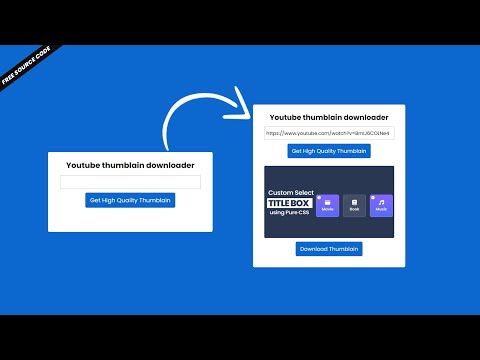 Simple Youtube Thumbnail Downloader App using Javascript - Codingscape