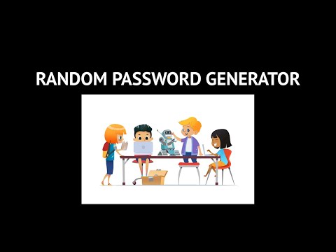 Making Random Password Generator in Python. Python Game Project