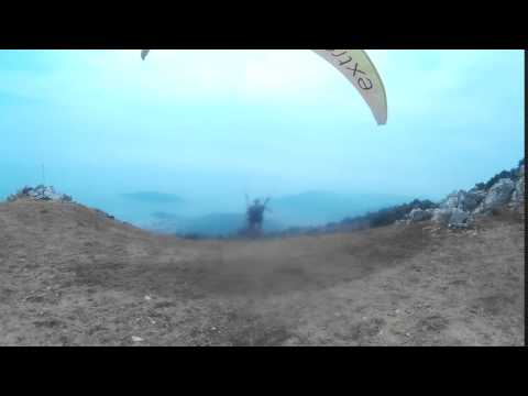 Shiyi Yin paragliding part 1 of 4 with Dušan Radulović on August 16, 2015 at Budva, Montenegro