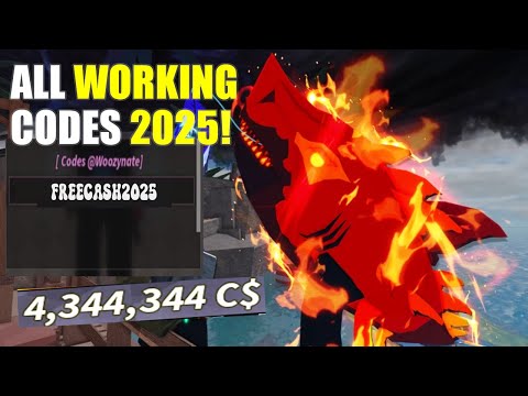 NEW ALL WORKING CODES FOR FISCH IN JANUARY 2025 - ROBLOX FISCH CODES