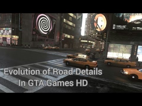 Evolution of Road Details In GTA Games (HD)