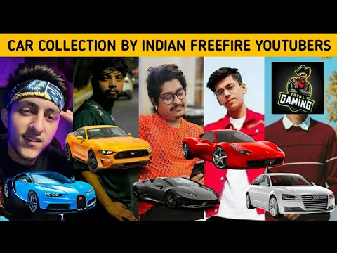Top 5 Indian FreeFire YouTubers Car Collection & Price #totalgaming #asgaming #gyangaming #uggamer