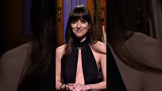Dakota Johnson talks on interviews #dakotajohnson #snl #nightshow