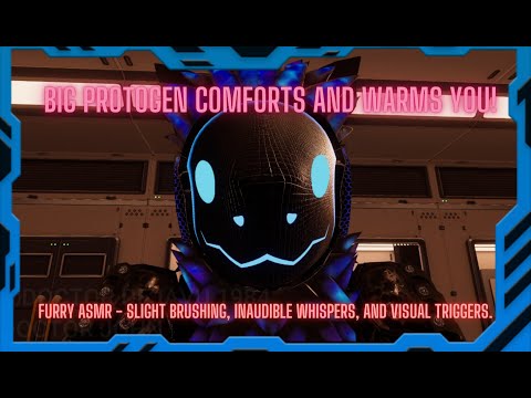 [Furry ASMR] Big Protogen Comforts You after finding You~ (Affirmations, Brushing, Visual triggers)