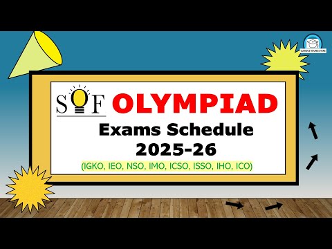 🚨SOF Olympiad Exam Dates 2025-26 | Complete Schedule for All Subjects🚀