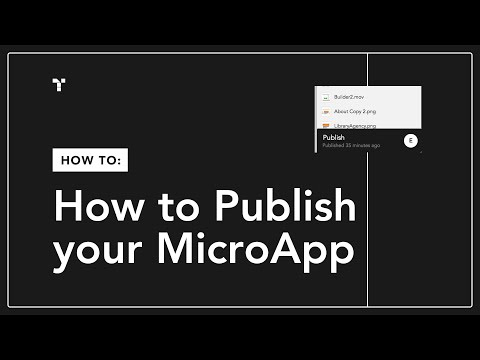 How to Publish