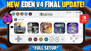 🚀 Eden V4 Final Update! Best Nintendo Switch Emulator for Android – Setup & Gameplay Tests