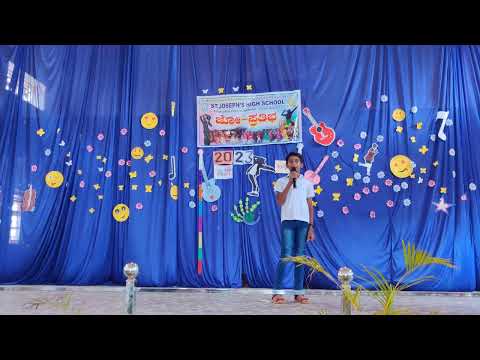 Jo Pratibha||Speech||St.Joseph's high school||Somwarpet