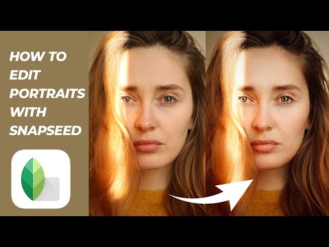How to professionally edit portraits with Snapseed App