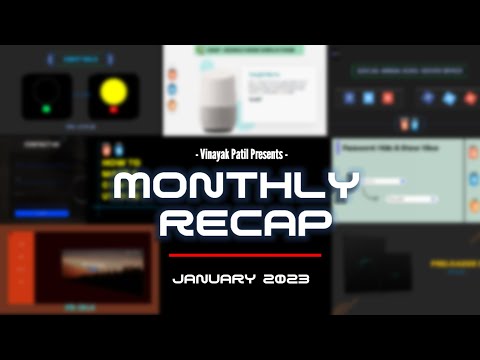 Monthly Recap | January 2023 | Vinayak Patil