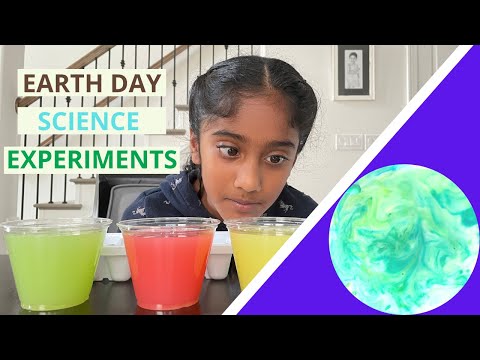 Earth day science experiments for kids