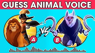 Guess ANIMAL VOICES l PUSS IN BOOTS, DEATH WHISTLE  l Guess The Disney Songs.  l Guess The Movie l