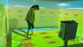 High definition interactive projection system with 80 interactive effects
