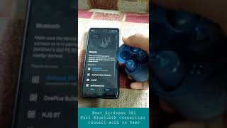 Boat Airdopes 381 fast Bluetooth connect | Connect within 5sec