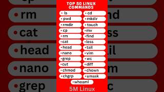 TOP 50 Linux commands  #linux  #linuxdevelopment #linuxgaming #linuxadministration