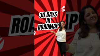 This is the only 30 day AI Roadmap you will need! #airoadmap #aitutorial