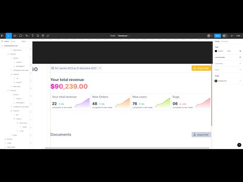 Design UI Dashboard in Figma 🖥️