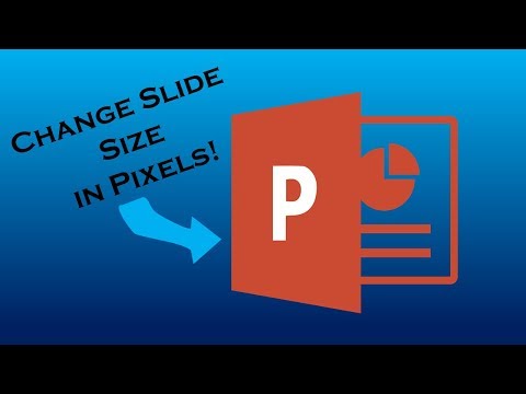 How to Change PowerPoint Slide Size in Pixels (or cm)